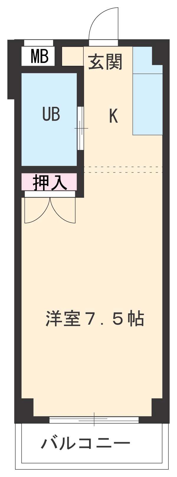 アーバンハイツNYの間取り