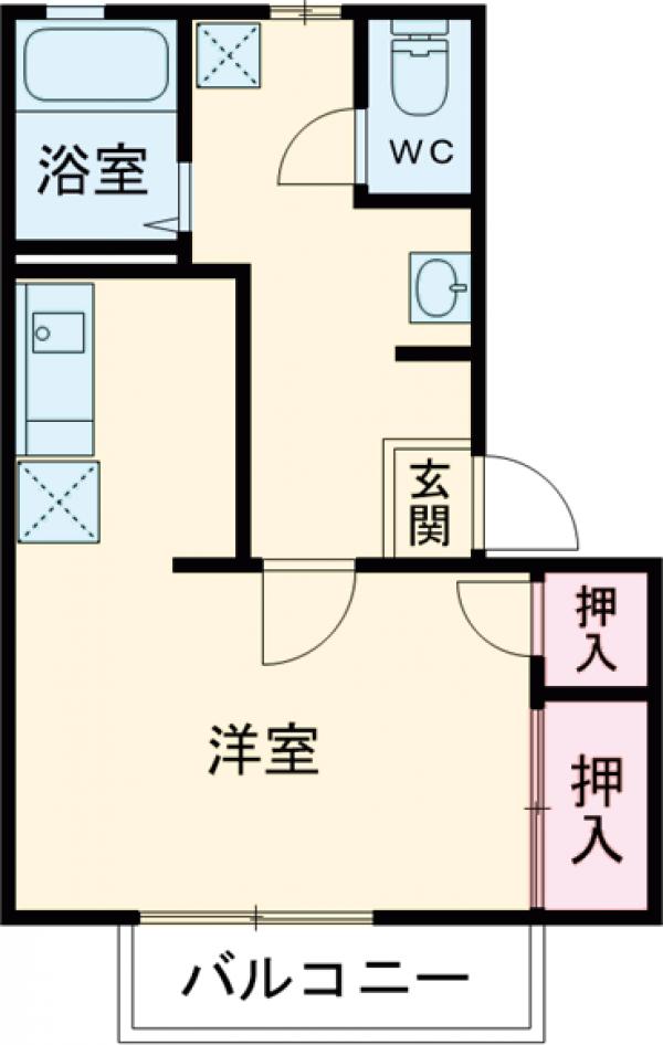 YKハウス大穂の間取り