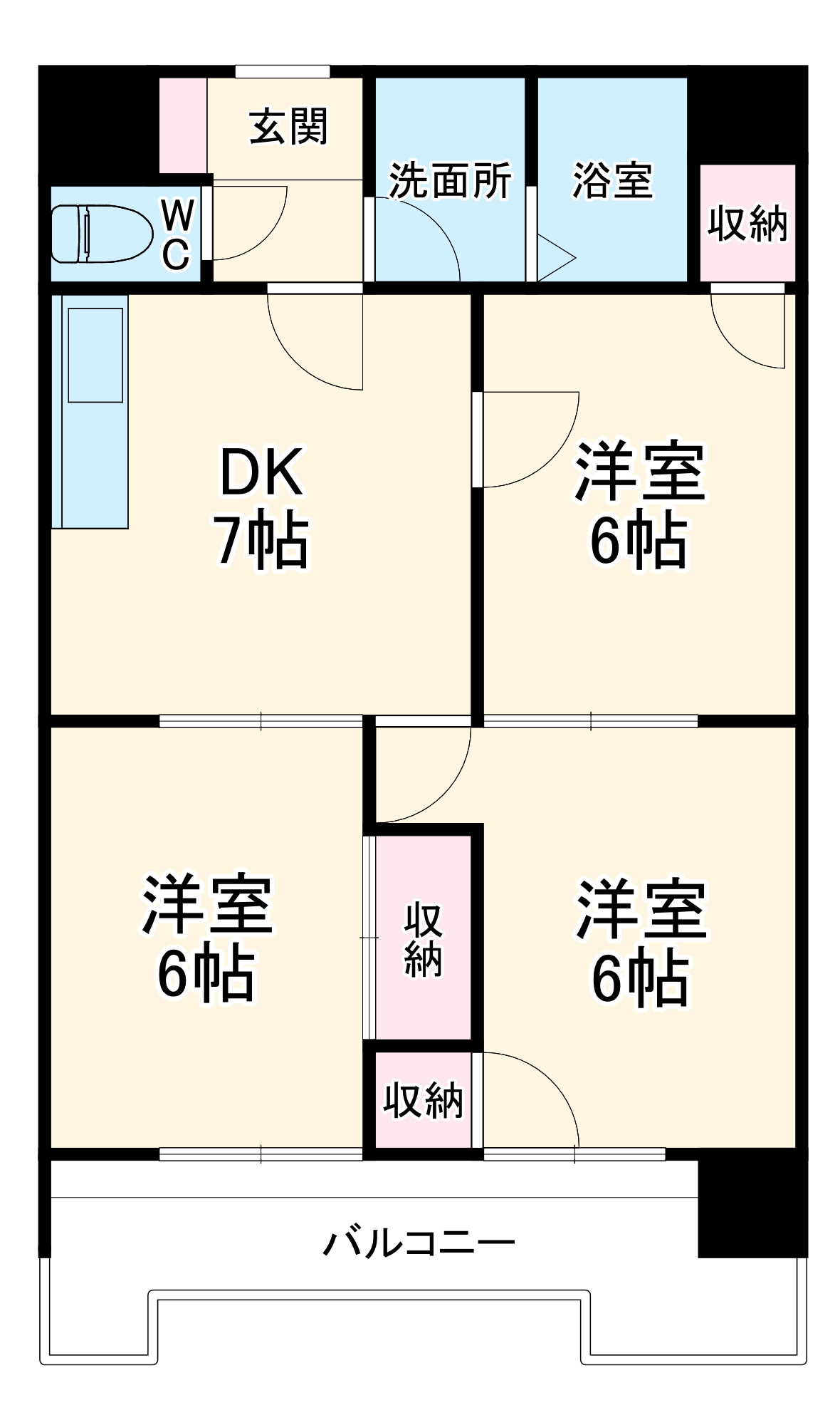 プレヴュー吾妻の間取り