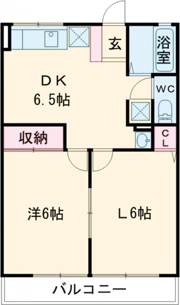 ロイヤルハイツⅠの間取り