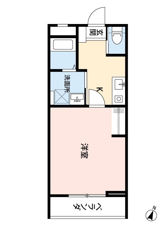 シクレッツァカーサKTの間取り