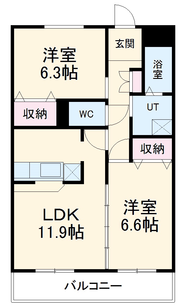 グランシャリオの間取り
