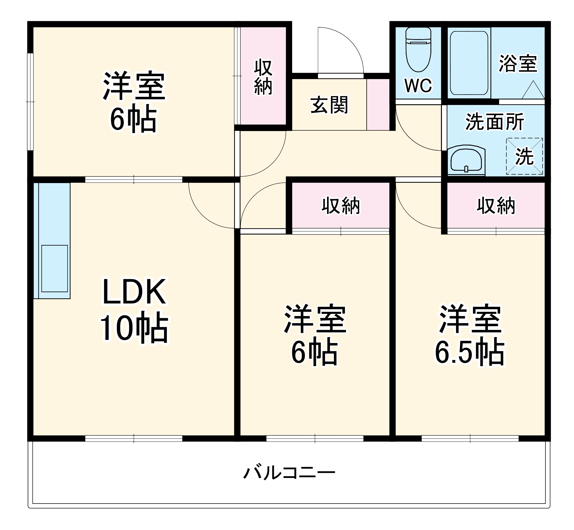 ライムリゾート八坂No.2の間取り