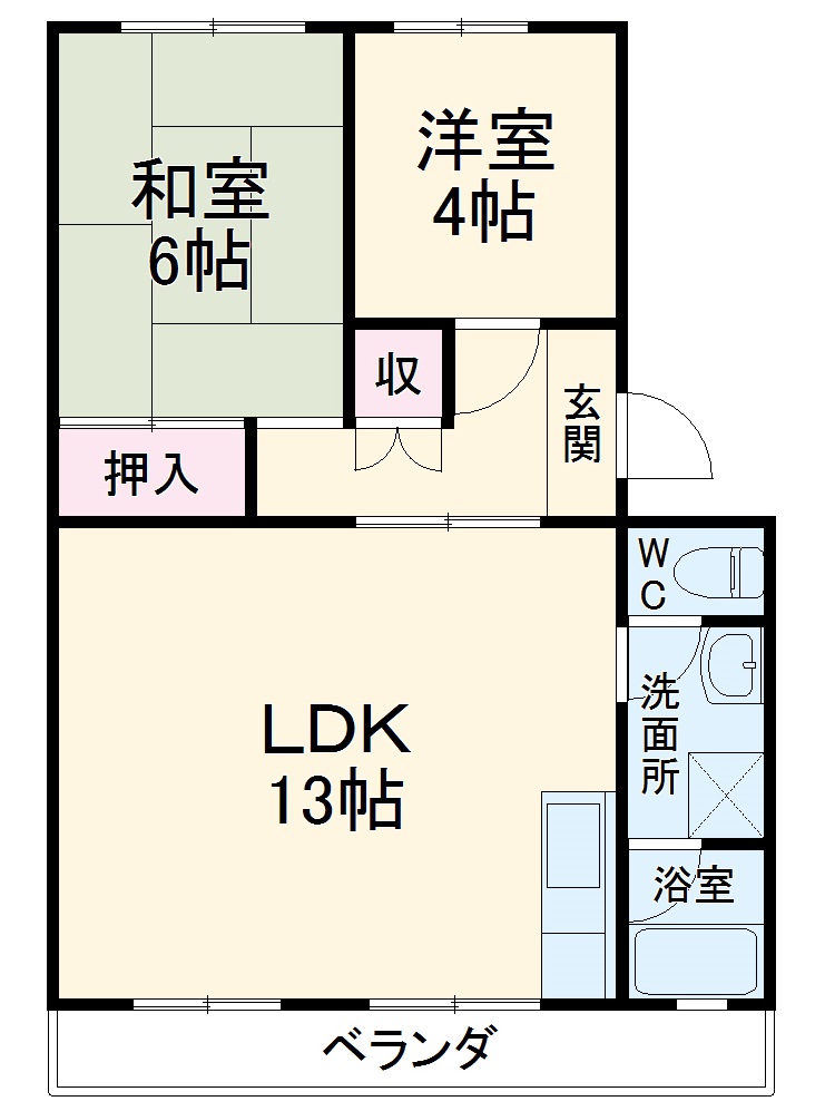 音羽ハイツの間取り
