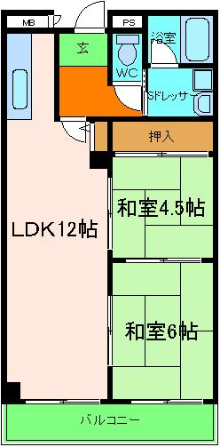 エルソレーユの間取り