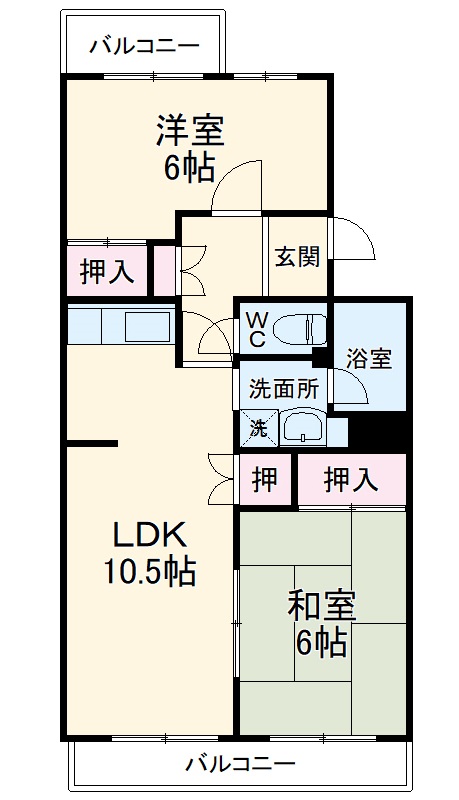 リヴェールヒルズあざみ野の間取り