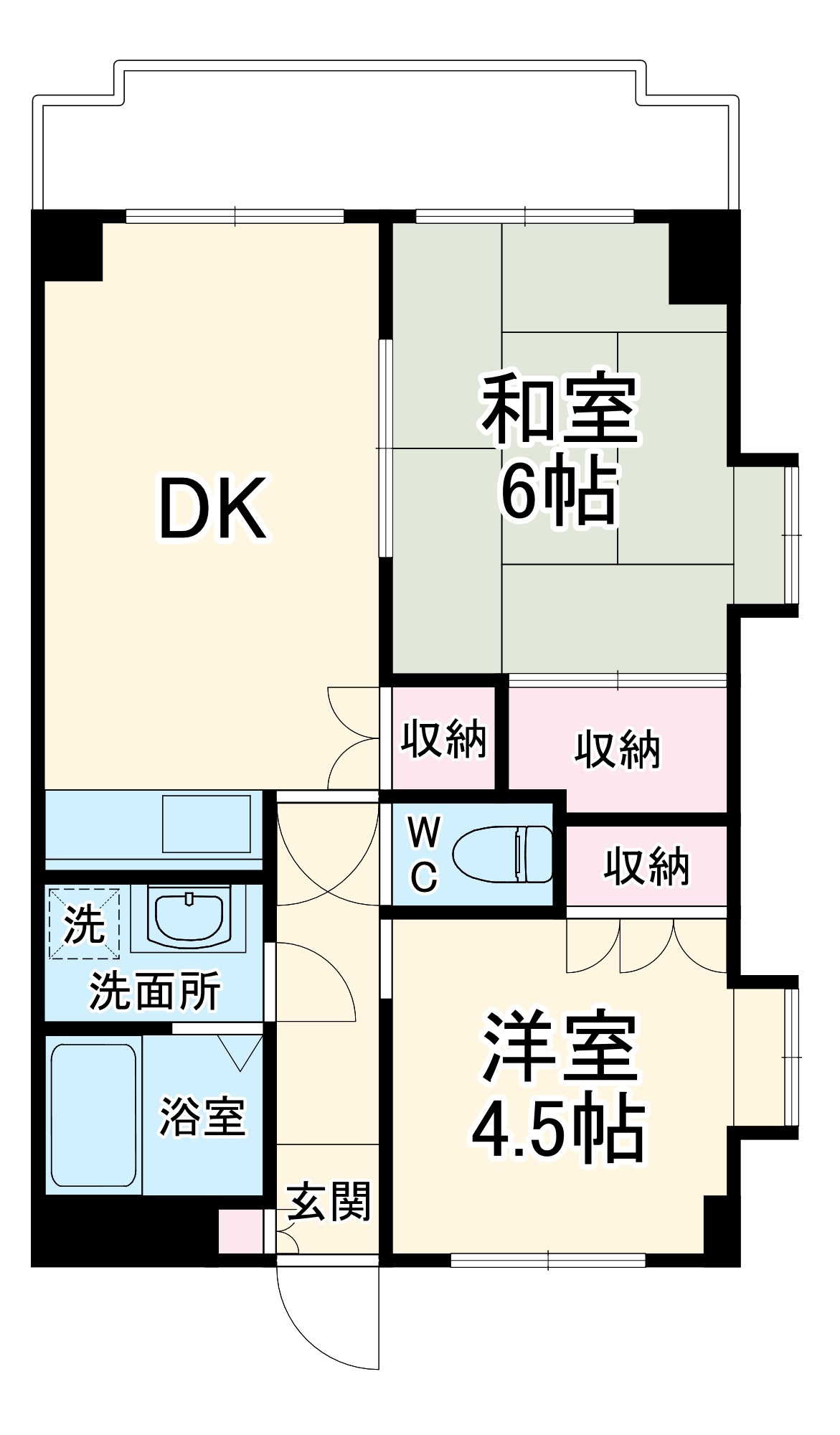 Grand Status Kozukaの間取り