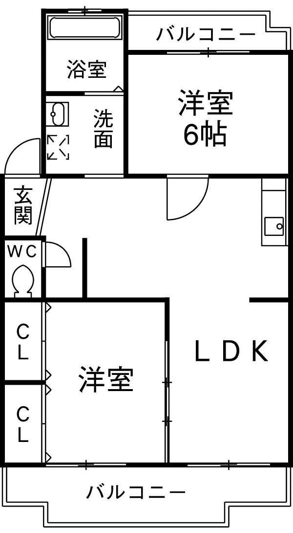 ブラウンハイツの間取り