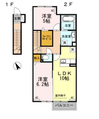 メゾン四季彩Ⅱの間取り