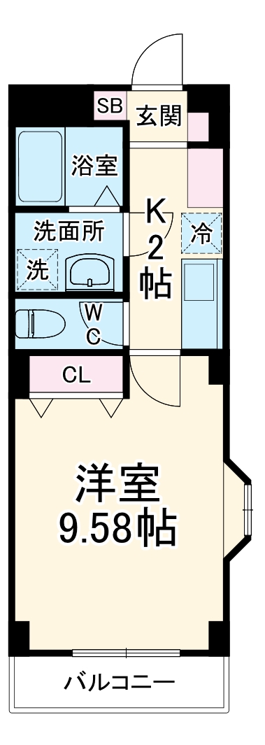 プレミアムスクエア松戸の間取り