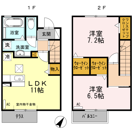 Wing小豆坂の間取り