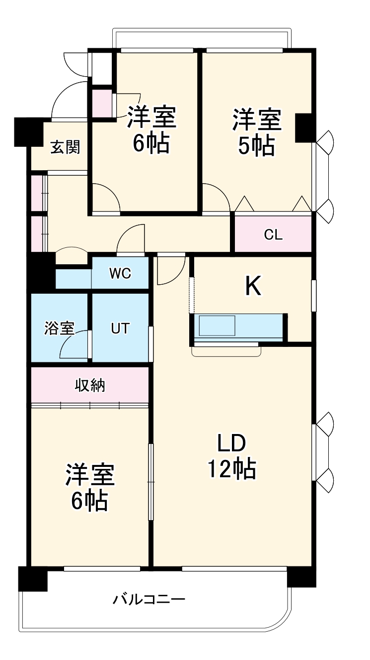 ガーデンコート元八事の間取り