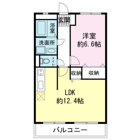 LATTE外原館の間取り