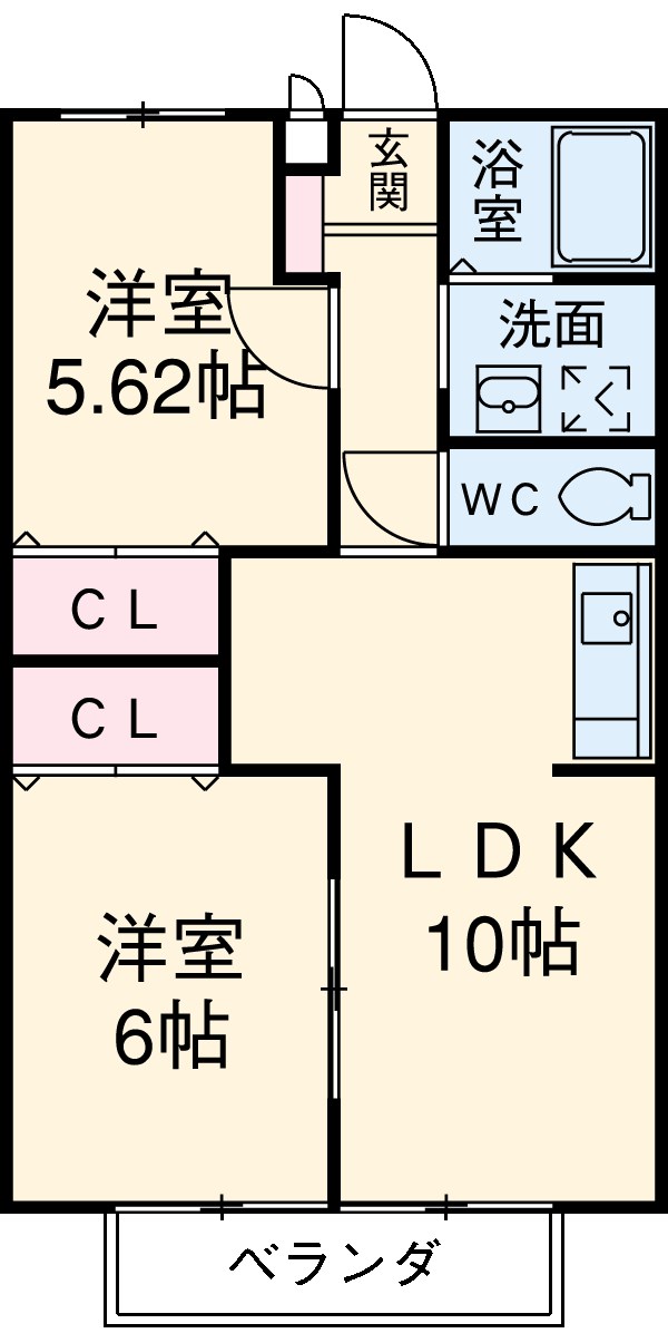 エスペラント不吹の間取り