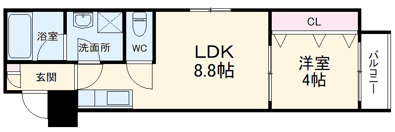 ラウレア豊中の間取り