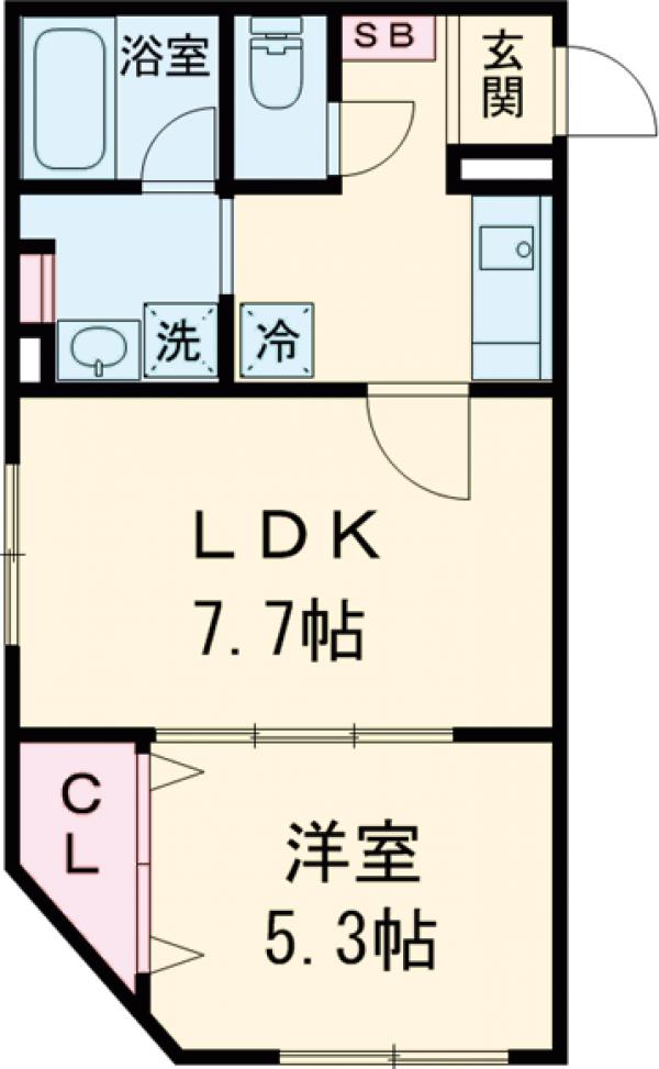 SPコート池袋の間取り