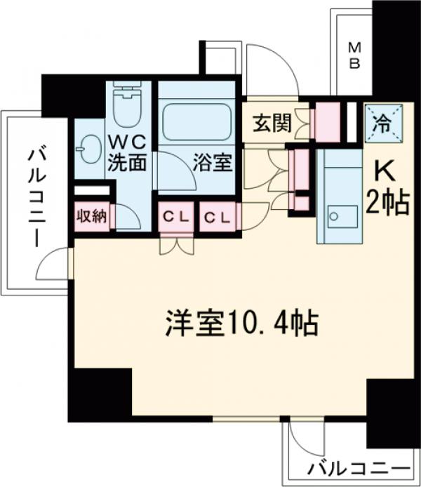 ベルファース目黒の間取り