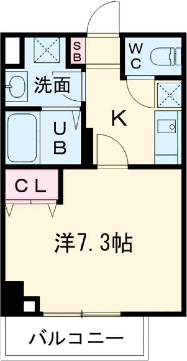 ALTERNA池袋EASTの間取り