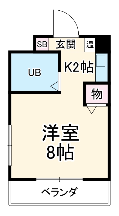 ハイツ水鐘の間取り