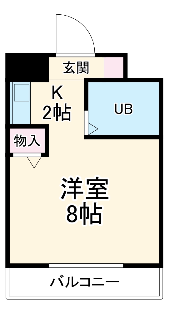 ハイツ水鐘の間取り