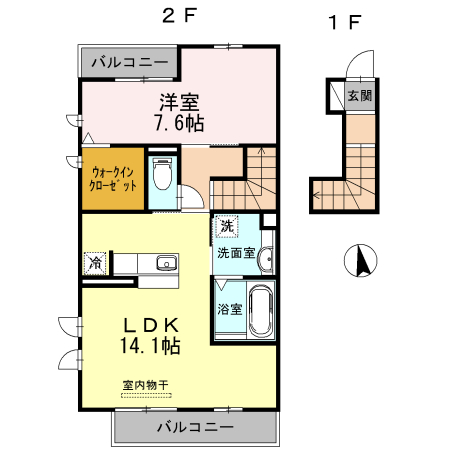 アルページュの間取り