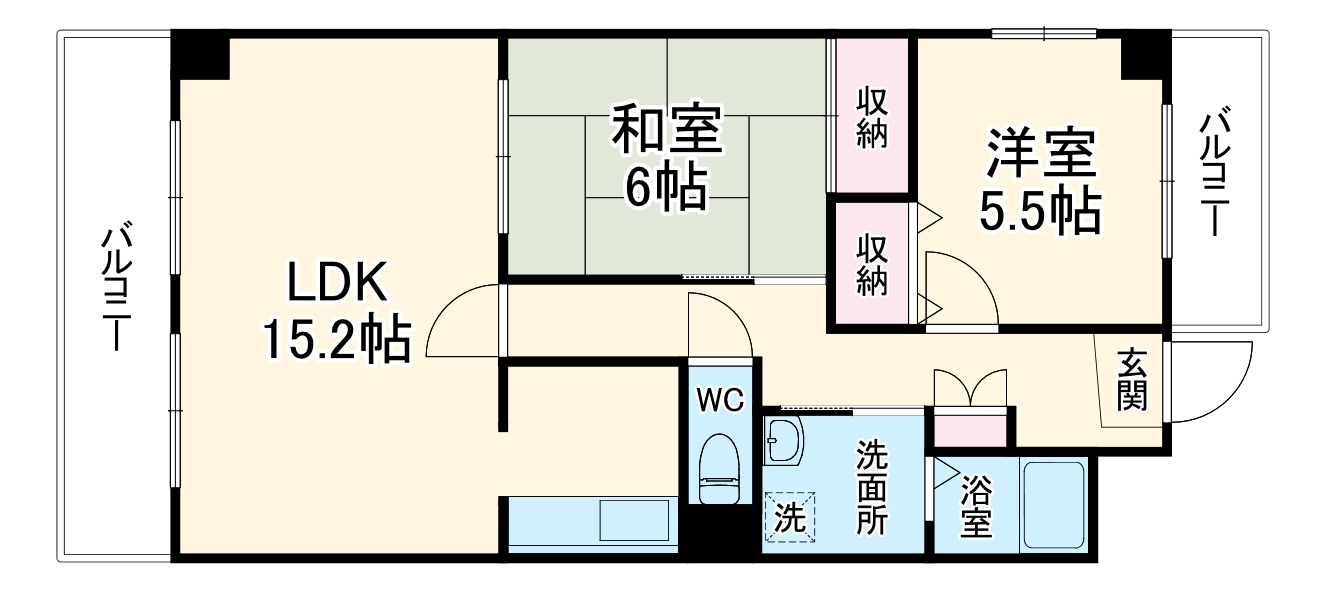 Ｒａｐｐｏｒｔ中江の間取り
