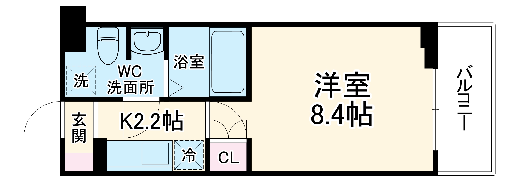 Laule’a越谷の間取り