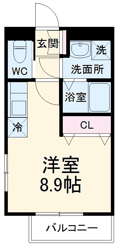 チェスタ大手町の間取り