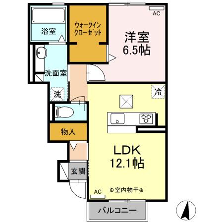 サンプレイスの間取り