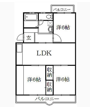 マイシャトー国府台の間取り