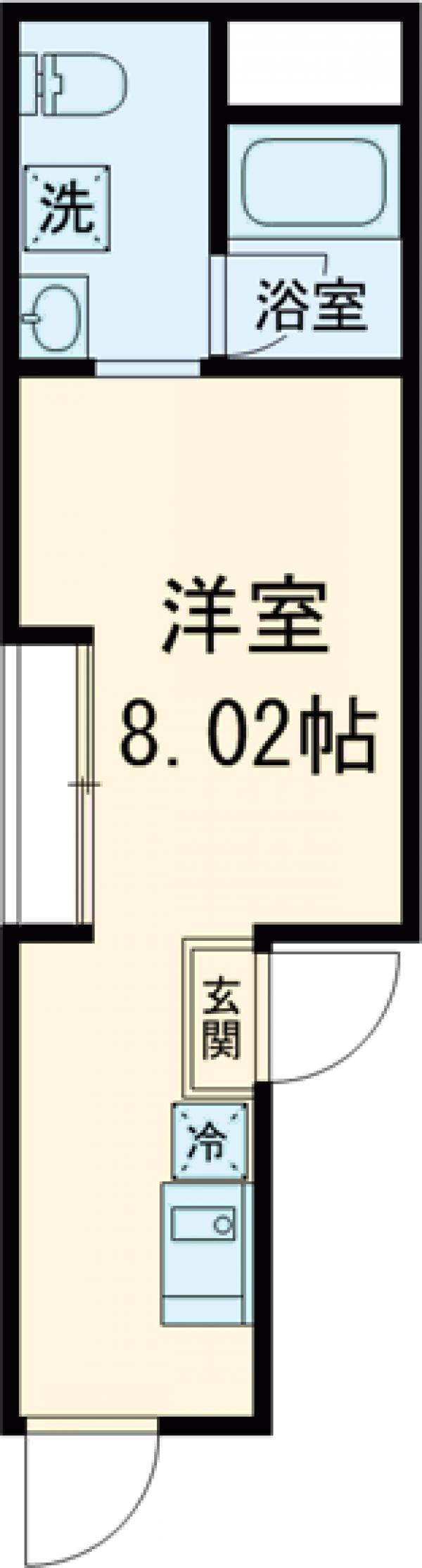 セレーノ上高田・501号室の間取り