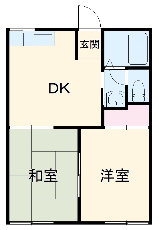 サングリア小笠Bの間取り