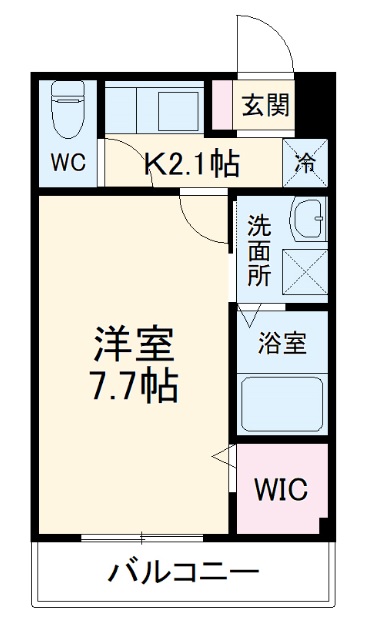 ウィステリア新川崎の間取り