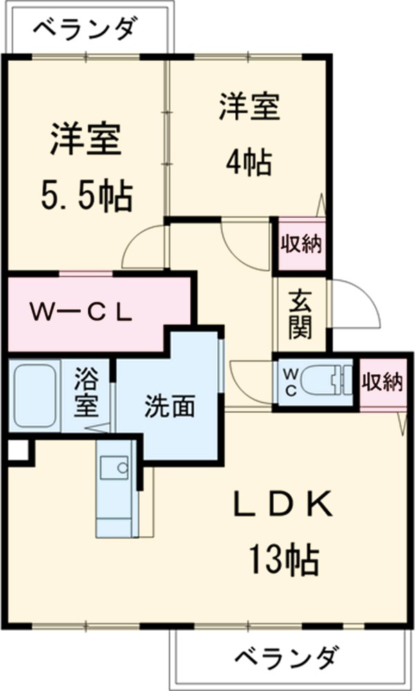 Maison Azurの間取り