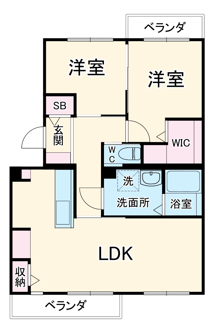 Maison Azurの間取り