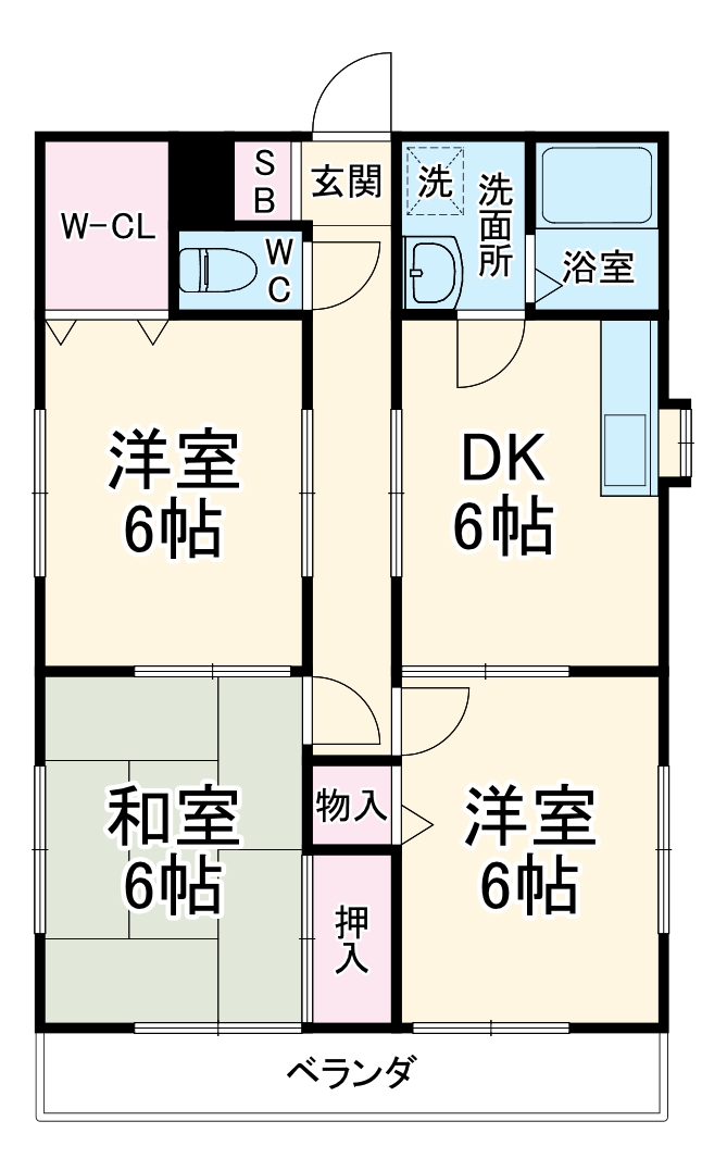 カロンルーナの間取り