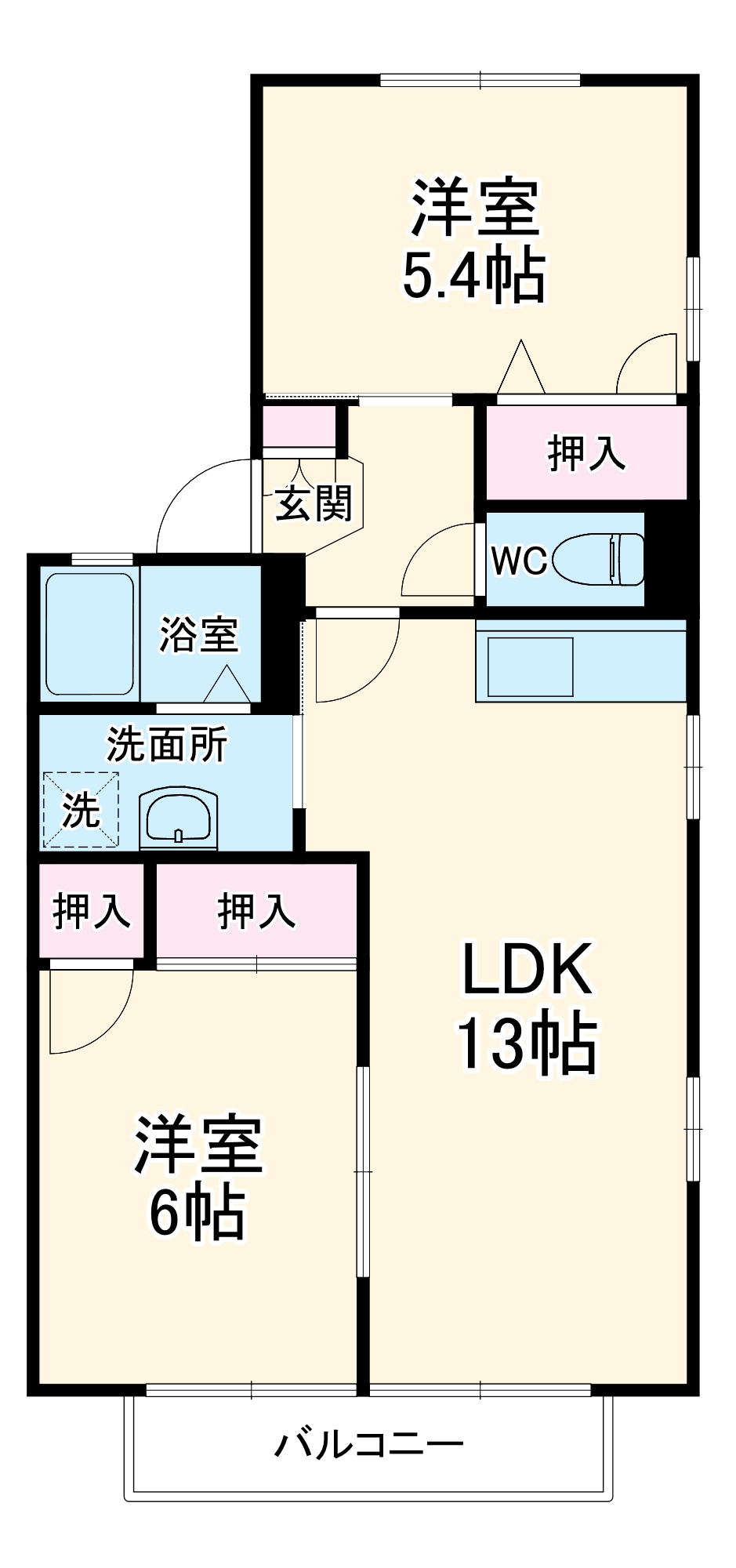 アネックス緑丘7の間取り