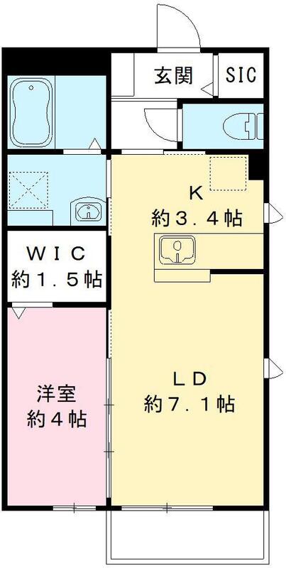 グランコートⅡの間取り