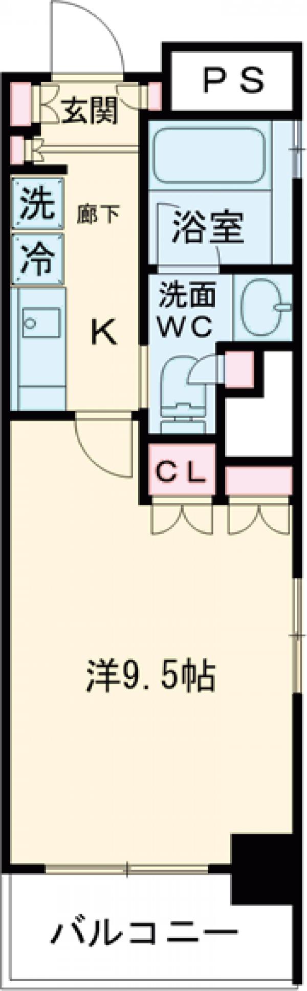 レジディア中落合の間取り