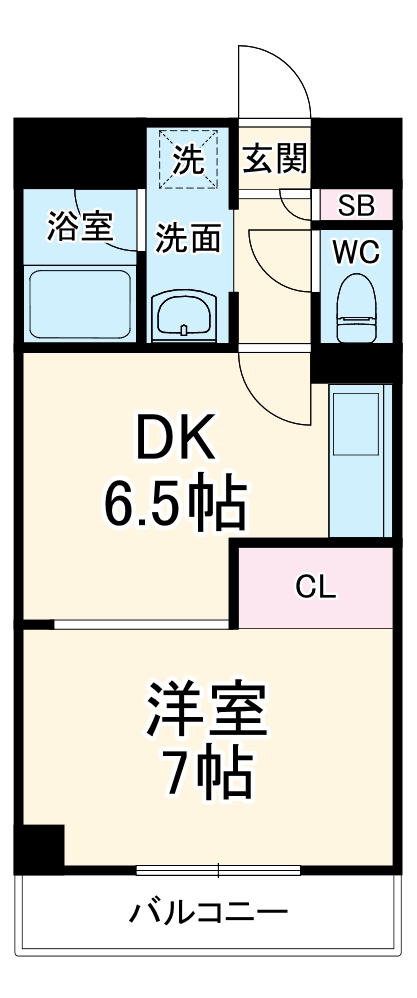 サンパレス市川の間取り