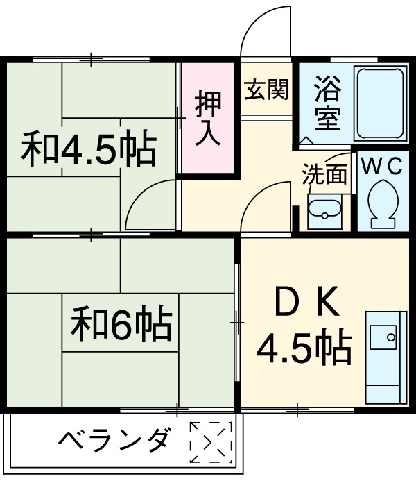 メゾン彩の間取り