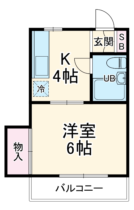 クレール高野の間取り
