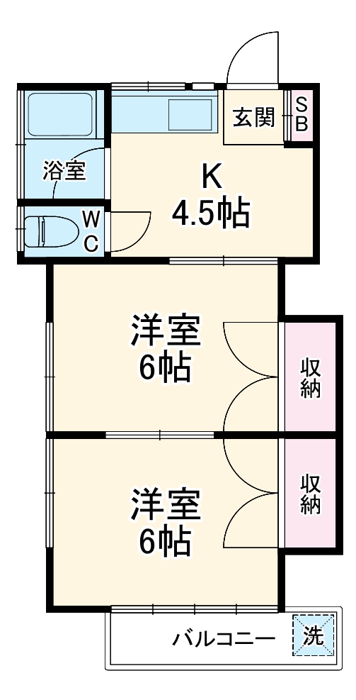 ベルコーポの間取り