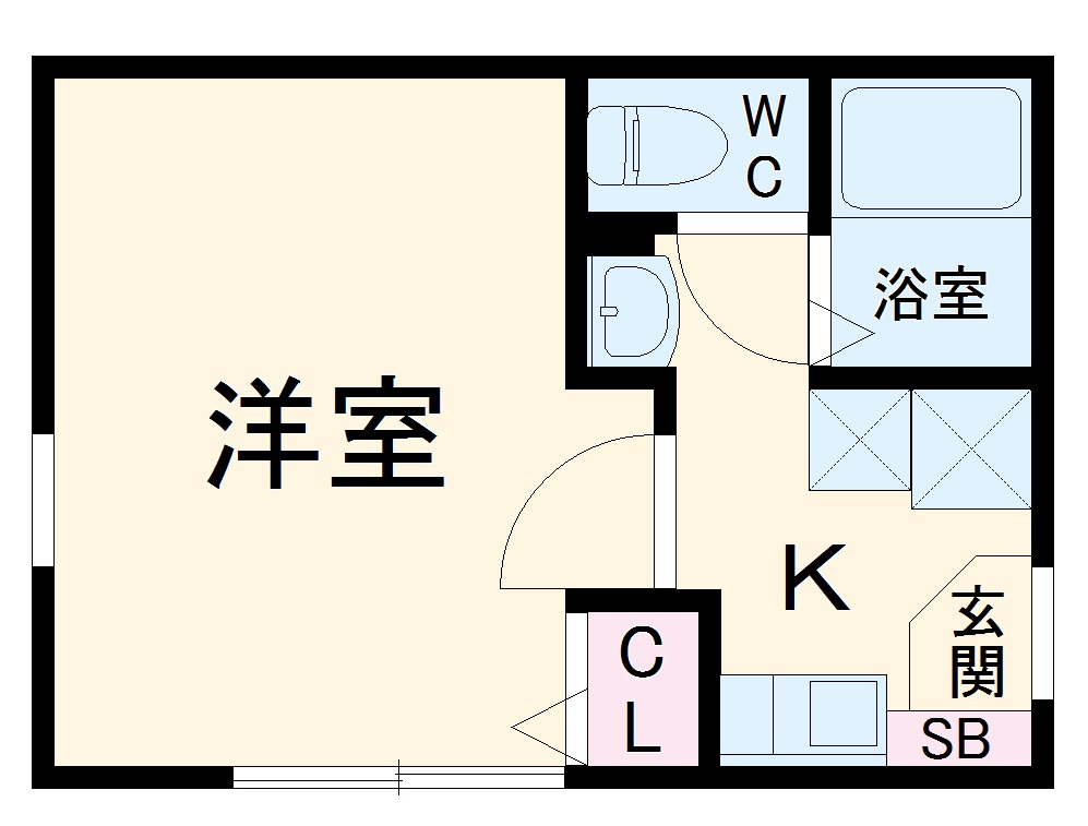 リーヴェルポート金沢文庫Lemuriaの間取り