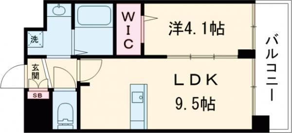 ファステート京都西院パールの間取り