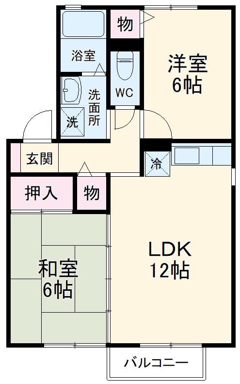ナチュラルハウスBの間取り