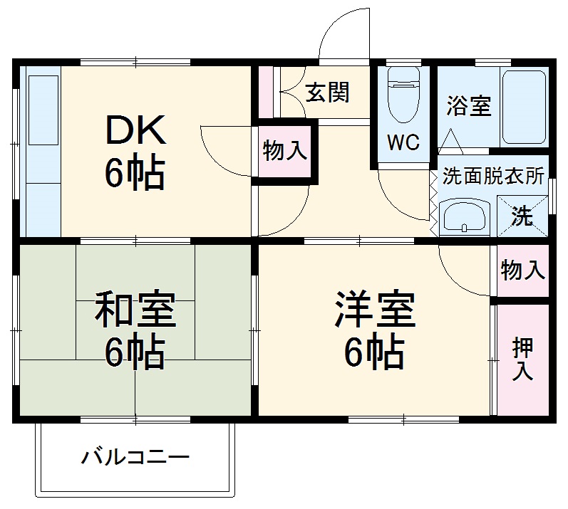 コーポ新原の間取り
