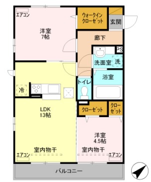 フェリシアの間取り