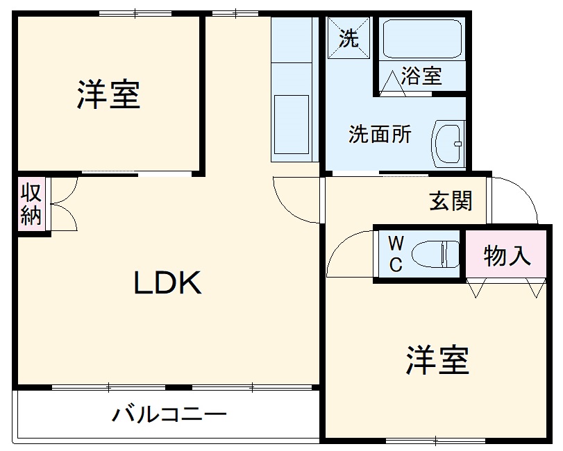 幸町レジデンスの間取り