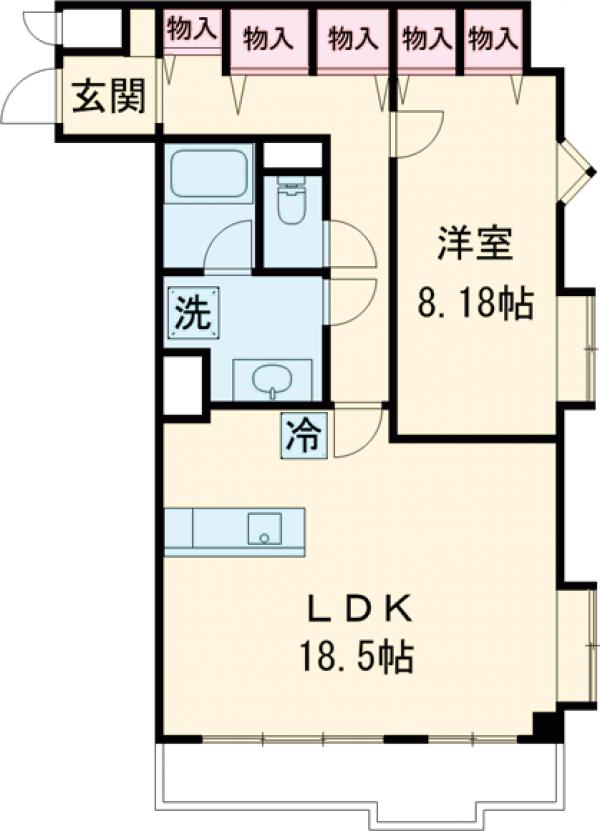ライオンズプラザ日暮里の間取り